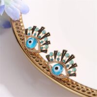 Aretes ojitos azules