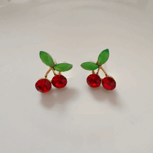 🍒 Aretes Mini Cherry Sweet
