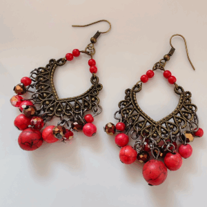 ❤️ Aretes Boho Flame