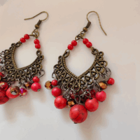 ❤️ Aretes Boho Flame