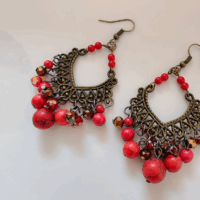 ❤️ Aretes Boho Flame
