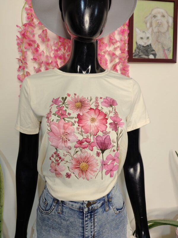 Camiseta floral