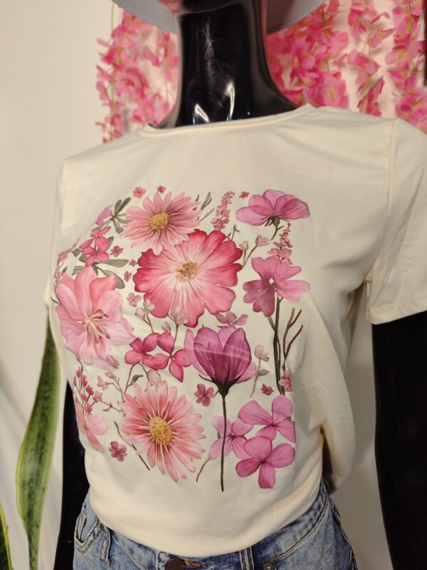 Camiseta floral