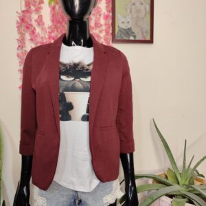 Blazer guinda