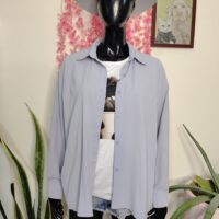 ✨💖 ¡SOBRECAMISA GRIS DAZY! 💖✨