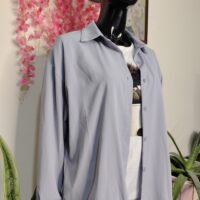 ✨💖 ¡SOBRECAMISA GRIS DAZY! 💖✨