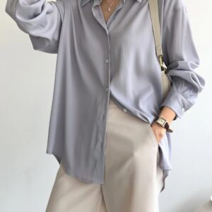 ✨💖 ¡SOBRECAMISA GRIS DAZY! 💖✨