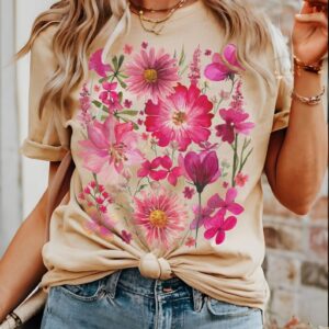 Camiseta floral