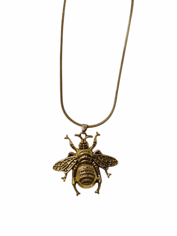 1000360195.png 🐝 Bee Chic - Collar Dorado con Dije de Abeja ✨