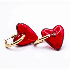 Aretes maxi corazón