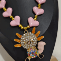 💗 Collar Ajolotito Amoroso
