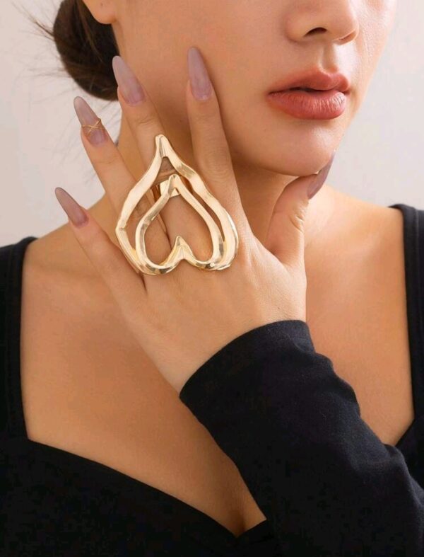 Screenshot_20250415_211913 Anillo 🌟 Corazón Dorado Chunky