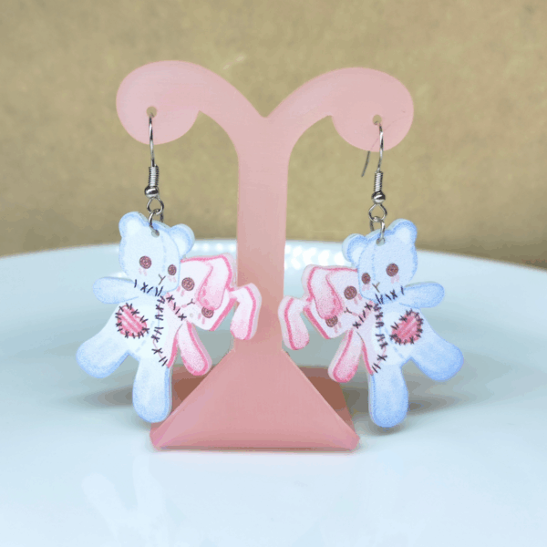 Aretes oso y conejo 🐇