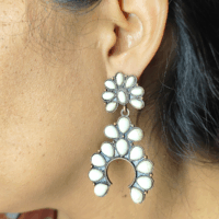 🖤Aretes Luna Tribal