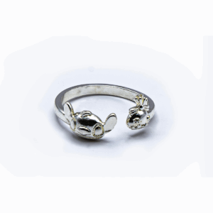 💙 Anillo “Ohana Style” – Stitch y su mascotita